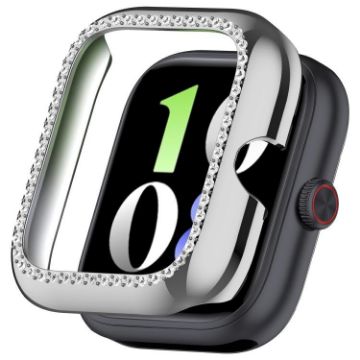 Vivo/iQOO Watch GT Diamond Half Coverage Protective Case Silver - 1