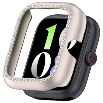 Vivo/iQOO Watch GT Diamond Half Coverage PC Case - Frosted Starlight - 1