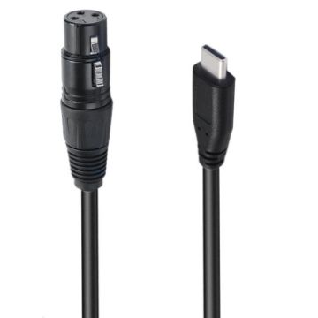 Type-C to XLR Male Microphone Audio Adapter Cable 1m - JUNSUNMAY - 1