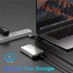 WAVLINK ST347 Dual Slot M.2 SSD Enclosure USB-C 3.2 Gen2 10Gbps (AU Plug) - 3
