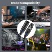 JUNSUNMAY 10m 4 Pin XLR Male to Female Headphone Audio Adapter Cable - 5