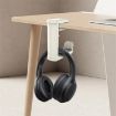 360 Rotatable Under Desk Gaming Headset Holder Bracket XWJ-EJJ01 Black - 5