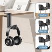 360 Rotatable Under Desk Gaming Headset Holder Bracket XWJ-EJJ01 Black - 9