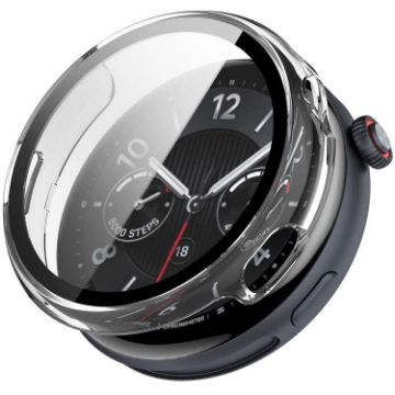 Vivo Watch 5 Protective Case with Tempered Film - Transparent PC Cover - 1
