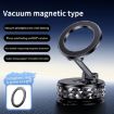 K12 Silver Magnetic Car Phone Holder - 360 Rotation & Foldable Design - 3
