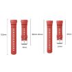 Huawei Watch 5 46mm Red Silicone Band with Metal Pin Buckle - 7