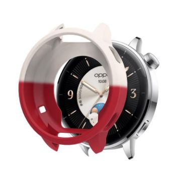 OPPO Watch X2 Mini Silicone Protective Case - Starlight+Red - 1