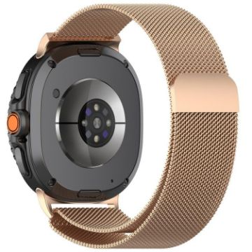 Samsung Galaxy Watch 8 Milanese Loop Magnetic Band 40/44mm Rose Gold - 1