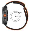 Samsung Galaxy Watch 8 40/44mm Black Army Green Silicone Band - 6