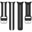 Samsung Galaxy Watch 8 40mm/44mm Two Color Silicone Band Midnight Blue - 6