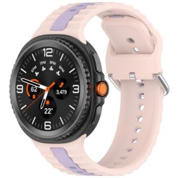 Samsung Galaxy Watch 8 40mm/44mm Pink Purple Silicone Band - 1