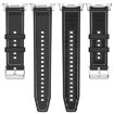 Samsung Galaxy Watch 8 40mm/44mm Nylon Braid Silicone Band - Midnight Blue - 7