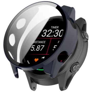 Garmin Forerunner 570 42mm Ink Blue Tempered Film PC Watch Case - 1
