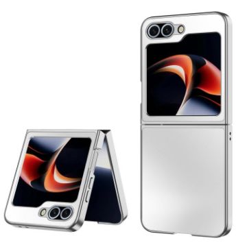 Samsung Galaxy Z Flip5 5G AG Frosted Shockproof Case Silver - 1