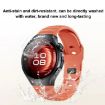 Huawei Watch 5 42mm Black Dot Texture Silicone Band Reverse Buckle - 4