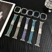Apple Watch 49mm Chameleon PC Case & Epoxy Resin Band (Color Changing Gold) - 7