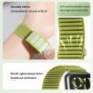 Xiaomi Smart Band 9/8 Pro Woven Nylon Watch Band - Azure Hook & Loop - 3
