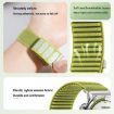 20mm Plum Woven Nylon Hook & Loop Fastener Watch Band - 3