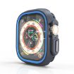 Apple Watch Ultra 49mm Blue Two-Color Half Wrap PC Protective Case - 1