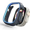 Apple Watch Ultra 49mm Blue Two-Color Half Wrap PC Protective Case - 3
