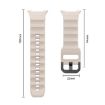 Samsung Galaxy Watch 8 40mm/44mm Red Silicone Band Wave Black Buckle - 5