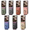 Moto Razr 40 Ultra Pink Twill Fabric Card Bag Ring Magnetic Case - 7