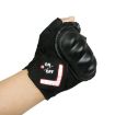 Automatic Induction Turn Signal Riding Gloves, Black (S) Warning Light - 2