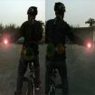 Black Automatic Induction Turn Signal Riding Gloves - Size L - 5