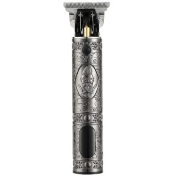 VGR V-228 5W USB Retro Hair Clipper with LED Display - Silver - 1
