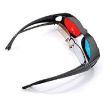 Red Blue Anaglyph 3D Glasses for Games & Movies - Plastic Frame - 3