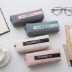 Large Creative School Pencil Case - White-Black Stripe Pen Bag - 3