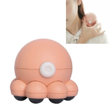 Pink Small Octopus Shoulder & Neck Massager with Hot Compress - 1