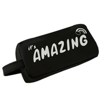 Large Black Silicone Pen Box Pencil Case - School Stationery Supplies - 1