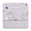 Yellow Bedside Mute Alarm Clock with Light & Snooze Function - 3