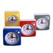 Yellow Bedside Mute Alarm Clock with Light & Snooze Function - 7