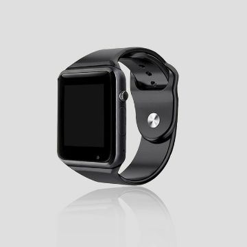 A1 1.54" IPS Screen Bluetooth Smart Watch - Call, Music, TF Card, Black - 1