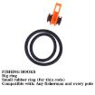 Plastic Fishing Hook Keeper - 10 PCS Bag for Rods & Lures (Red) - 4