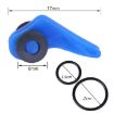 Plastic Fishing Hook Keeper - 10 PCS Bag for Rods & Lures (Blue) - 3