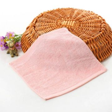 Wood Fiber Small Square Dish Towels 2 PCS - Pink - 1