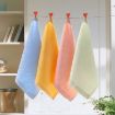 Wood Fiber Small Square Dish Towels, 2 PCS - Blue - 5