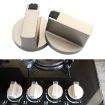 Universal Metal Rotary Switch Knobs for Gas Stove - 2 PCS, 6mm Shaft - 1