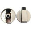 Universal Metal Rotary Switch Knobs for Gas Stove - 2 PCS, 6mm Shaft - 2