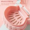 Portable Green Soap Rack Storage Box for Dorm & Home Drains - 5