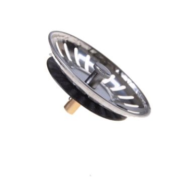 Stainless Steel Sink Strainer Flume Cover for Bathroom & Kitchen - 1