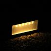 Solar Powered Wall Light, 6 LEDs, IP55 Waterproof, Warm Light Deck Lights - 7