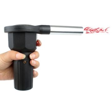 Portable Outdoor Electric Drum Fan BBQ & Hair Dryer - Barbecue Accessory - 1