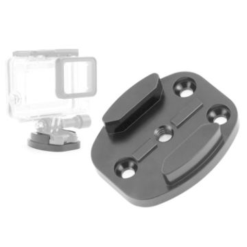 Aluminum Quick Release Tripod Mount Base for Sports Camera - Black - 1