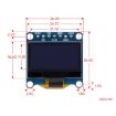 Waveshare 0.96" OLED Display, 12864 Resolution, SPI/I2C (E Blue) - 3