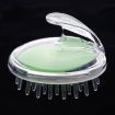 5pcs Red Silicone PVC Hand-held Head Massage Brush for Household Use - 4