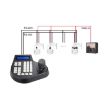 8003H Analog Coaxial Dome Control Keyboard RS485 PTZ 2 Axis AU Plug - 9
